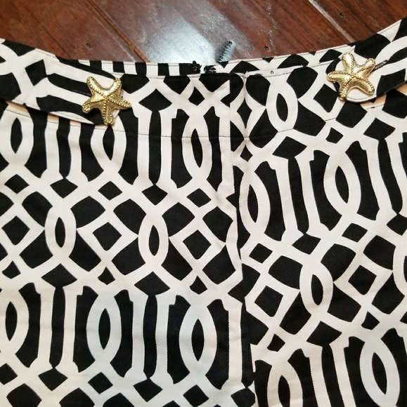 Black and white mudpie shorts - Picture 2 of 5